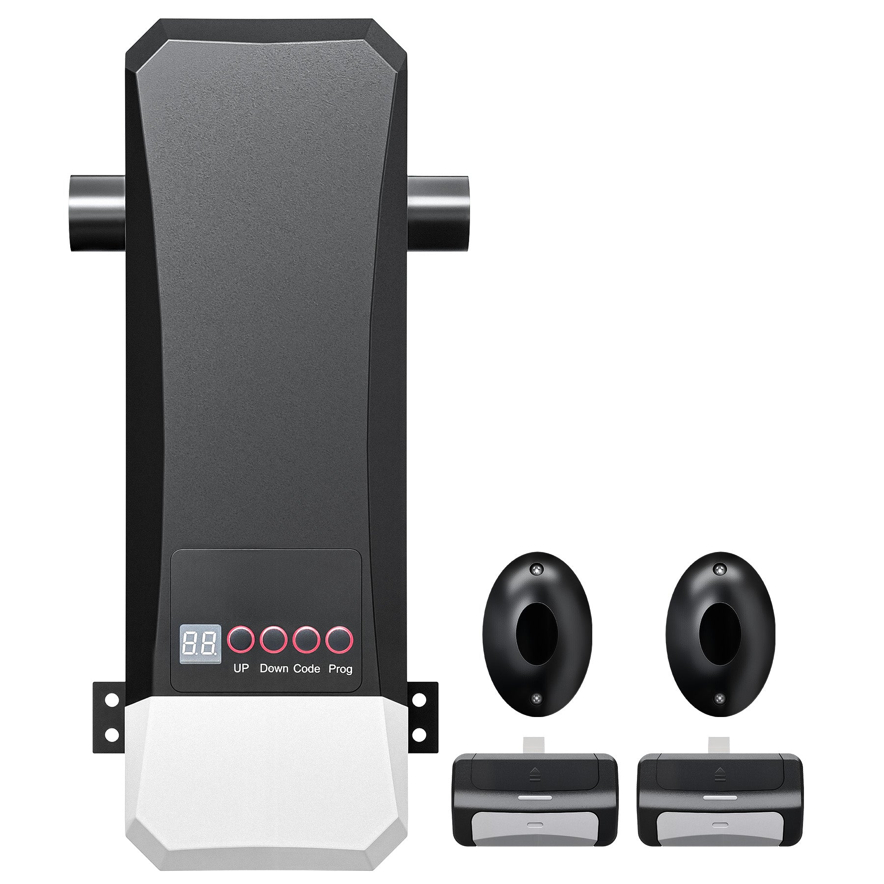 ZUMI Wall Mount Automatic Garage Door Opener with 2 Remotes & Infrared Sensors