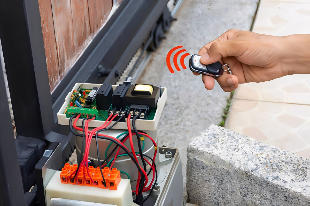 how to seal electric gate opener