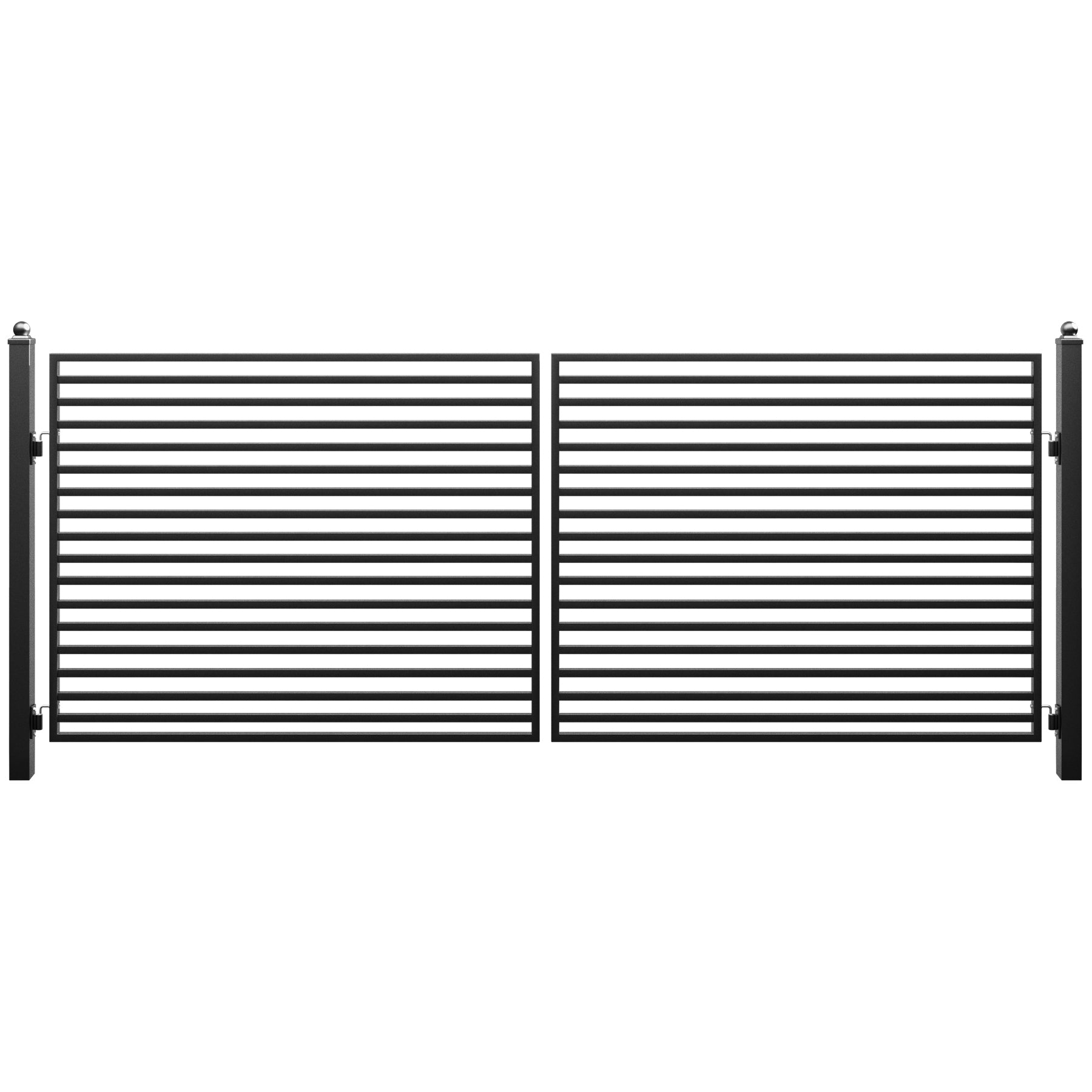 ZUMI Brooklyn Style Dual Swing Driveway Gates