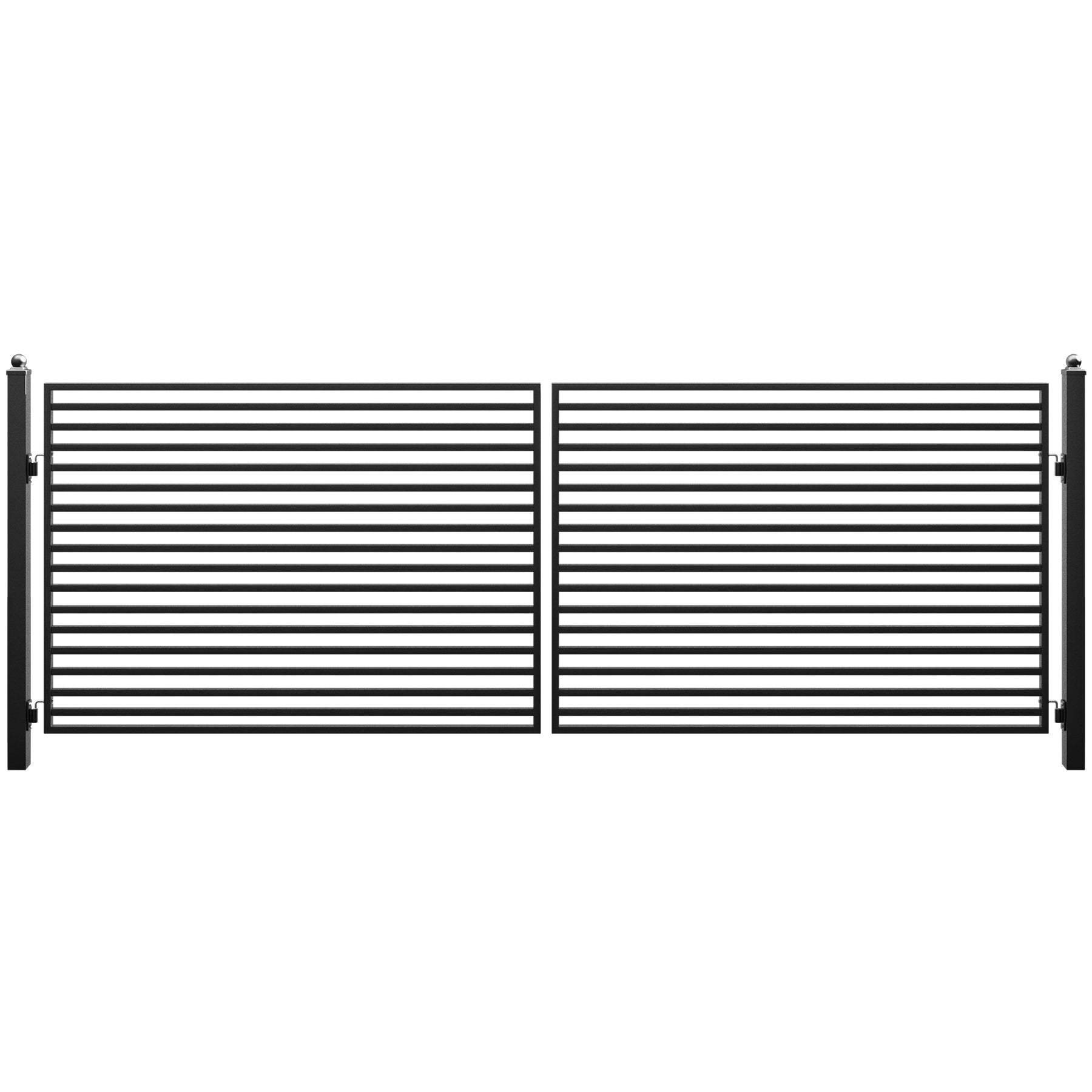 ZUMI Brooklyn Style Dual Swing Driveway Gates